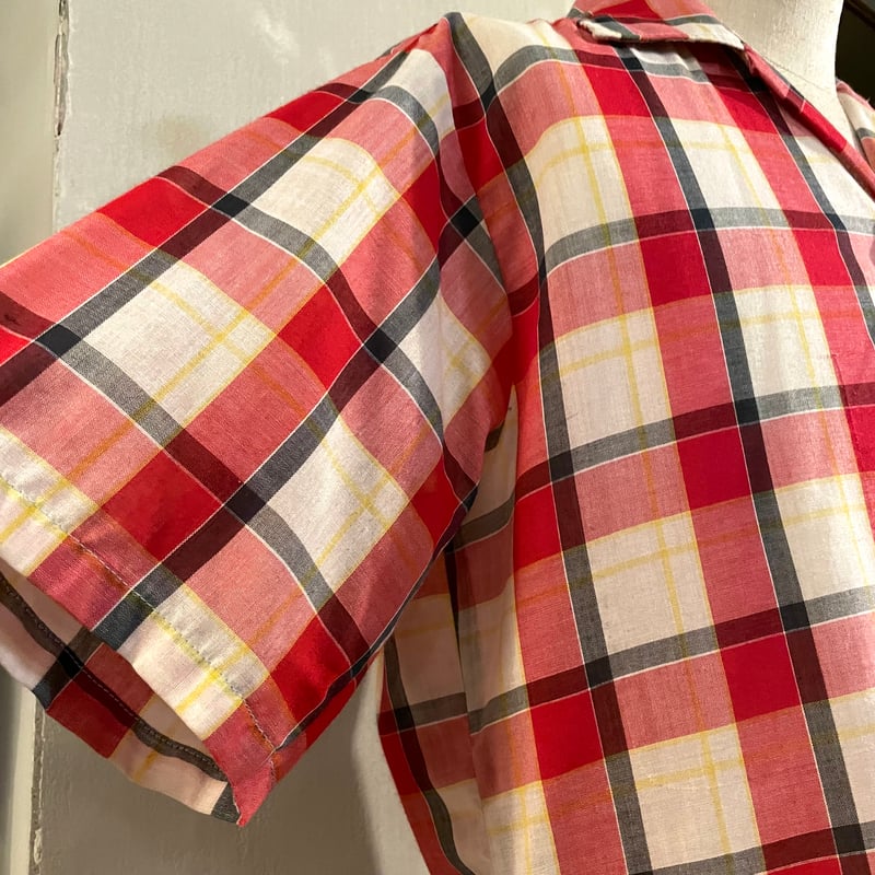 60s TOWNCRAFT Vintage S/S Shirt Size S ボックスシルエッ