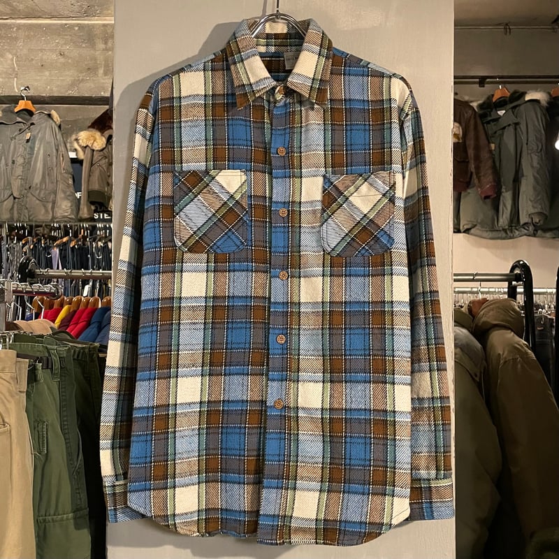 70s BIG MAC L/S ネルシャツ USA製 Size M コットンシャツ JC Pe
