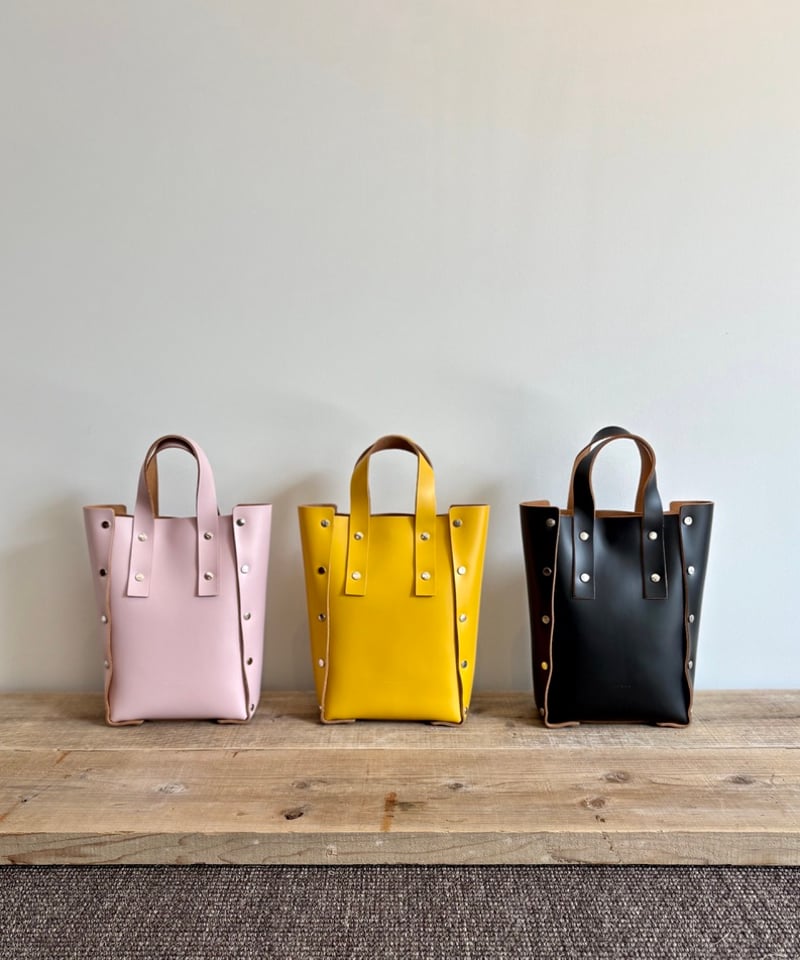 Hender Scheme/assemble hand bag tall s/pink,yel