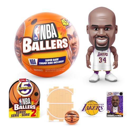 4個セットBOX販売】【種類ランダム】ZURU5サプライズ NBA シリーズ2