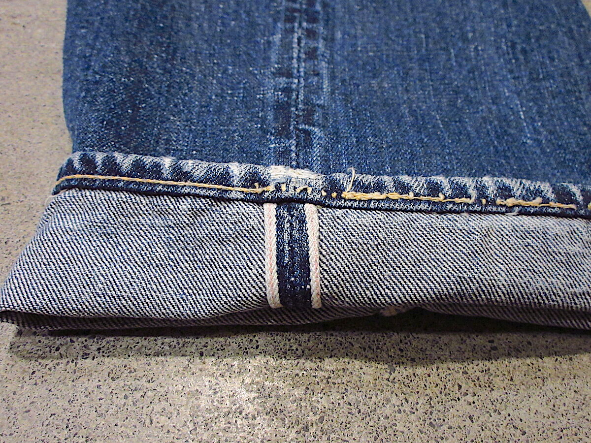 ビンテージ40's50's○Levi's 501 XX片面タブ47モデル実寸W81cm○220