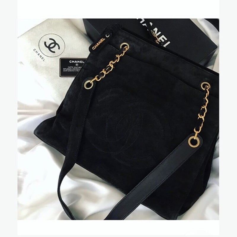 シャネル CHANEL デカココ スエードトートバッグ | Advanced Style