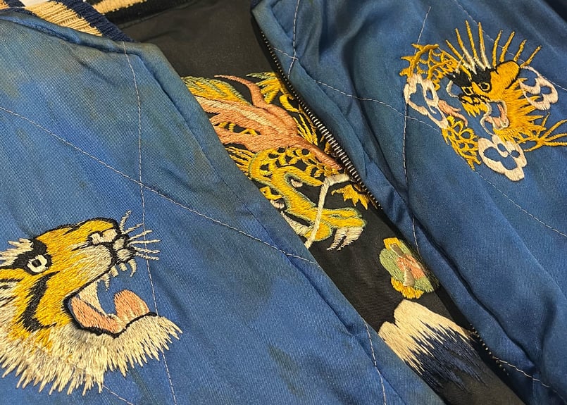 50s vintage souvenir jacket ヴィンテージ スカジャン | 旅する