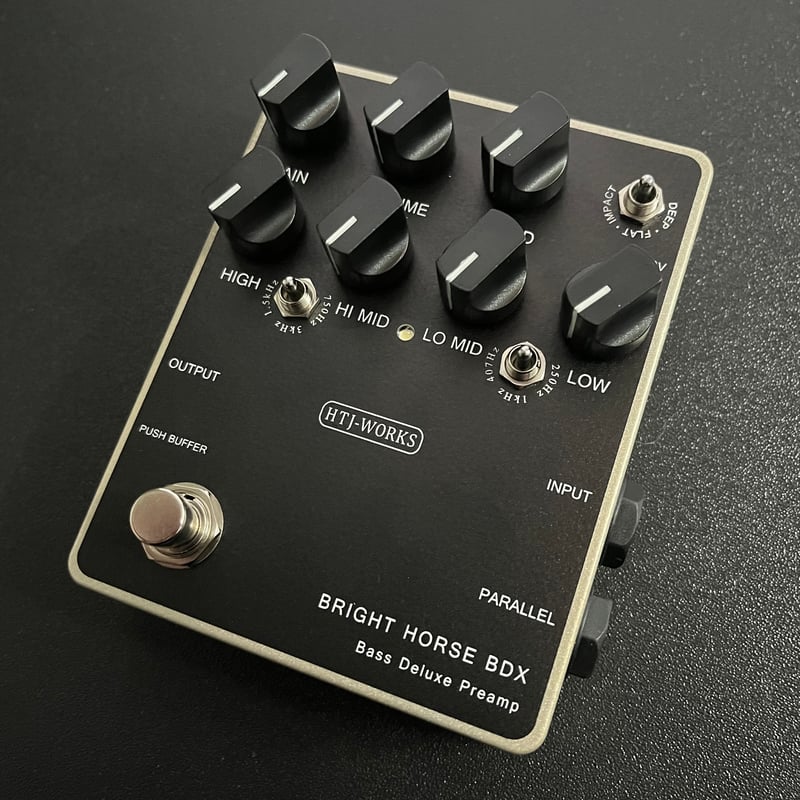 BRIGHT HORSE BDX -Bass Deluxe Preamp-〈シャンパンシルバー