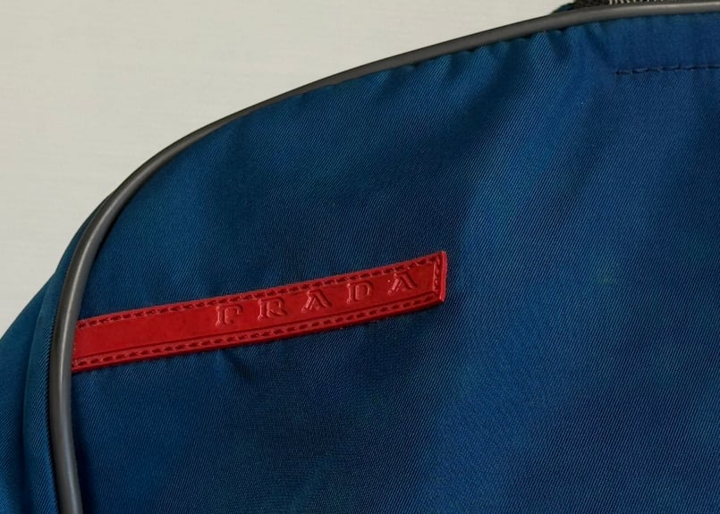90-00s prada sports nylon bag blue | weekend tokyo