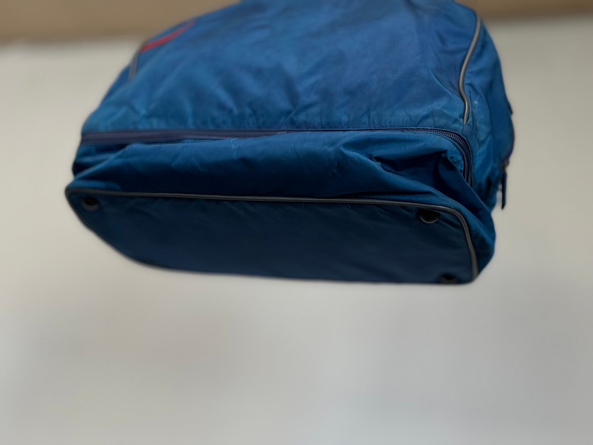 90-00s prada sports nylon bag blue | weekend tokyo