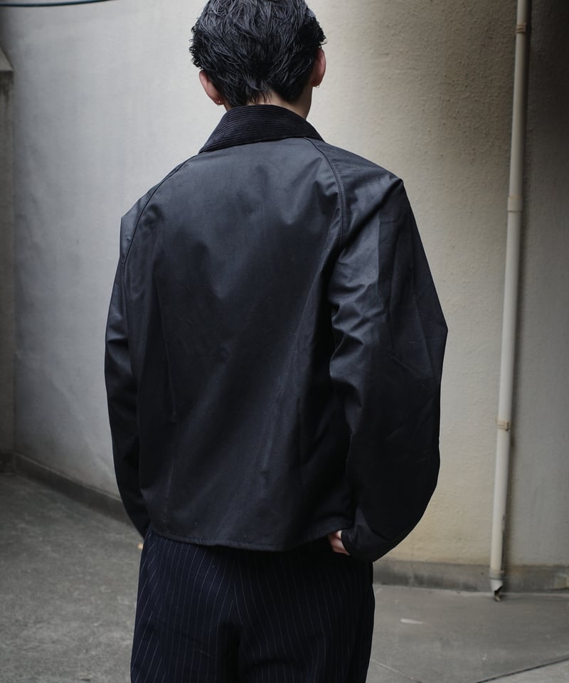 Barbour Spey Wax Jacket - Sage / Black | DAMAGE