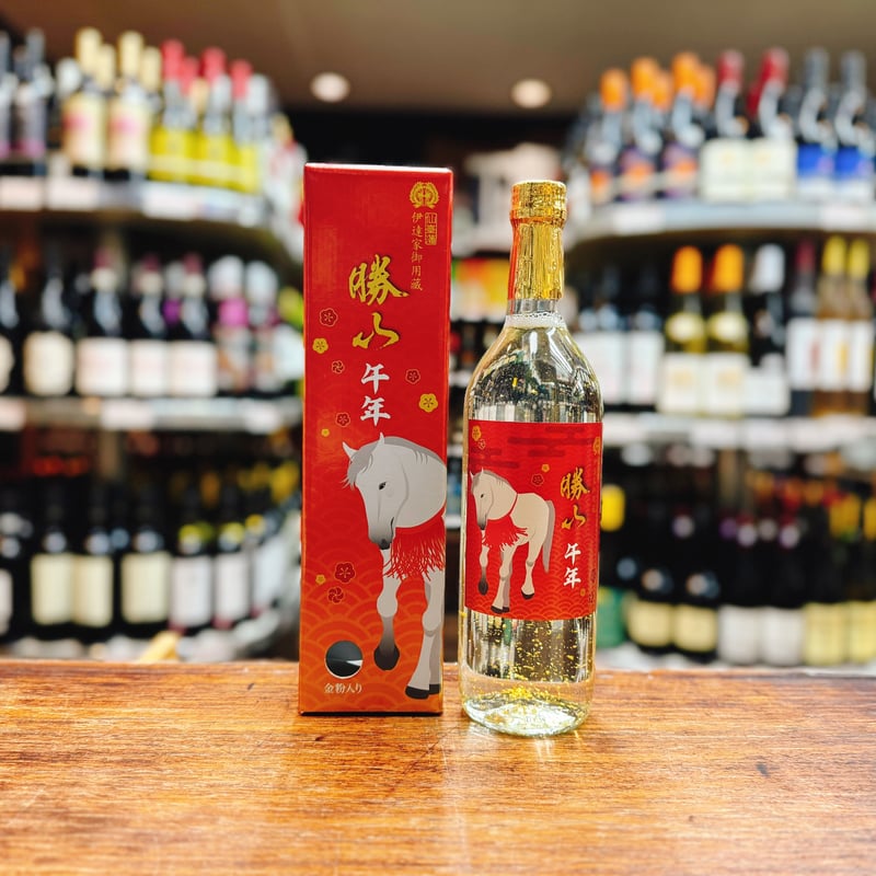 勝山 午年2026年干支ラベル 純米大吟醸（金粉入り） 720ml | 大塚酒店