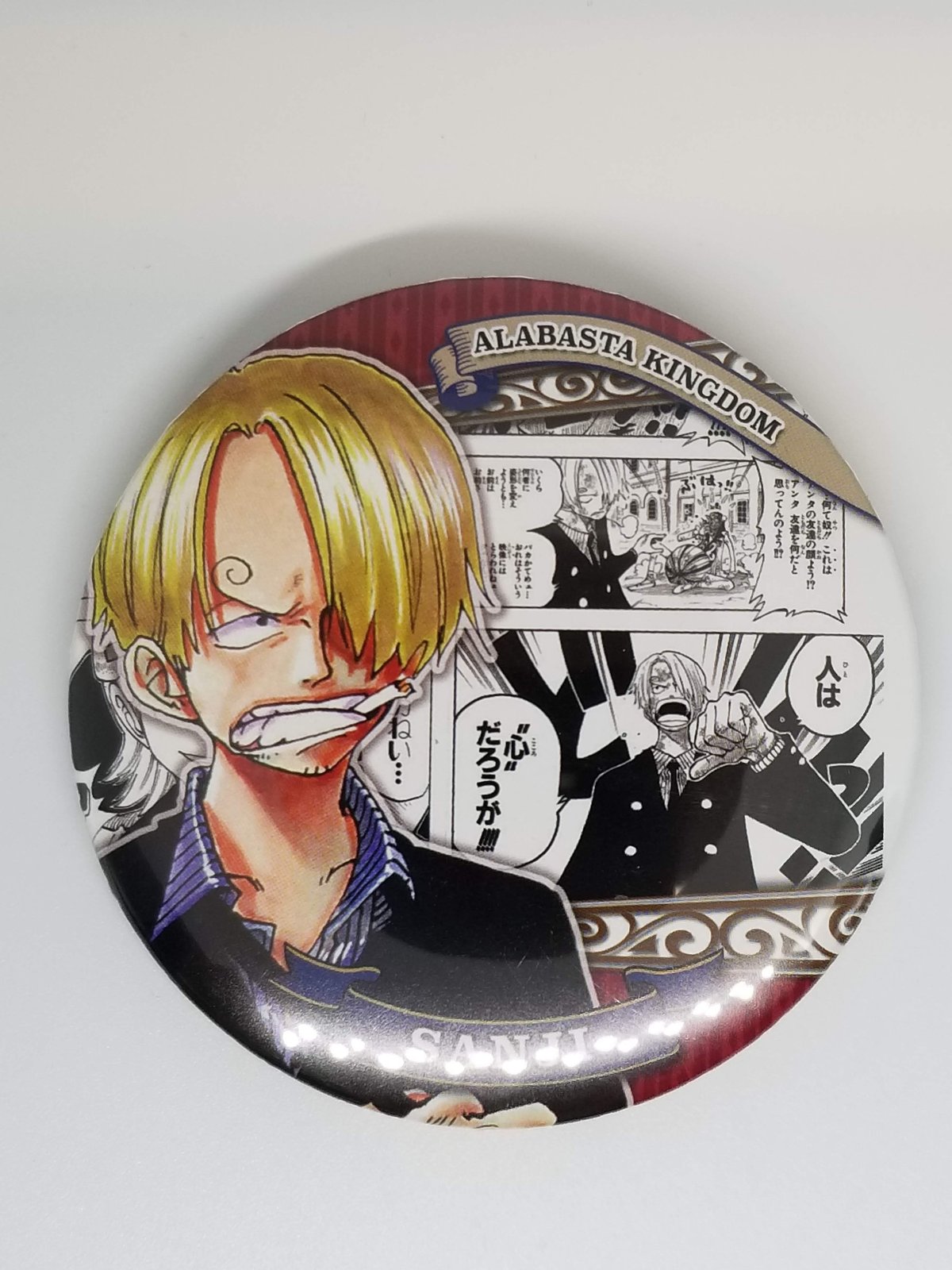 キズ有】ONE PIECE サンジ コレクション缶バッジ“HEROES