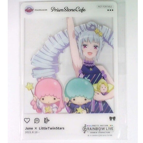 プリティーリズム レインボーライブ 天羽ジュネ 韓国限定 ポスター