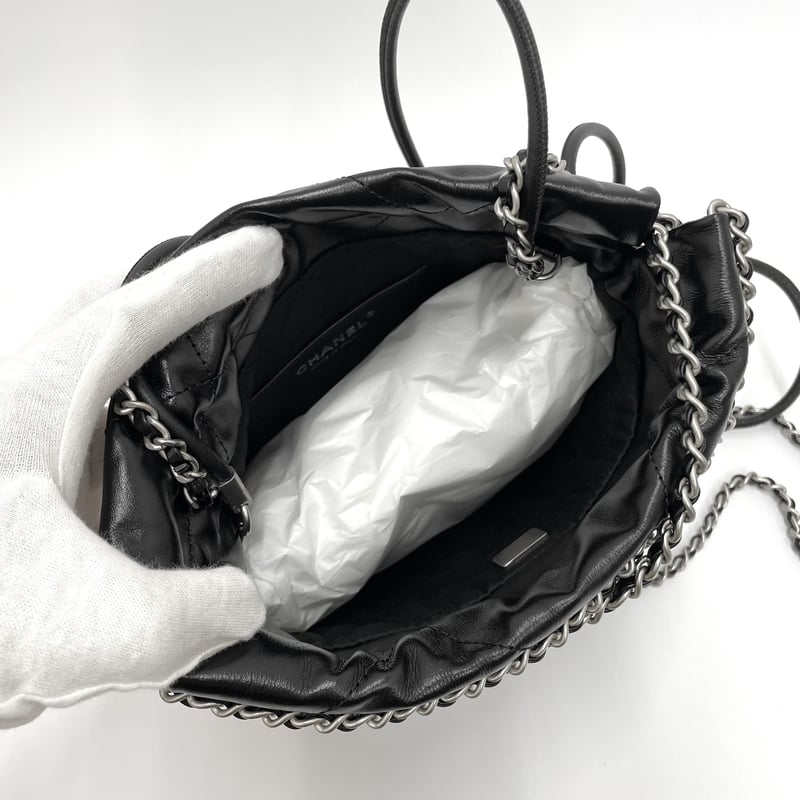 CHANEL 新品未使用 MINI 22 BAG ハンドバッグ/ショルダーバッグ