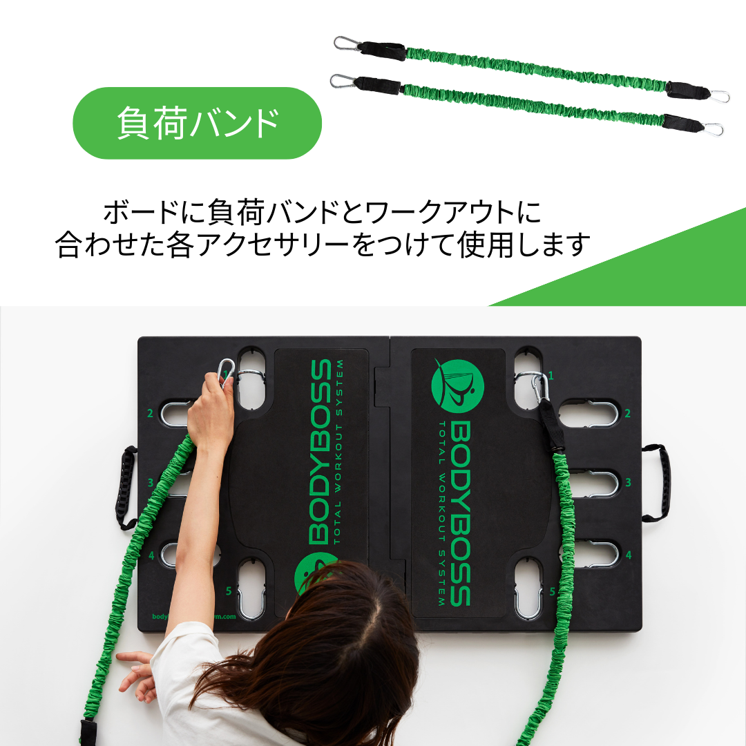 BODYBOSS 2.0 （負荷バンド2本セット/ピンク） | avivo
