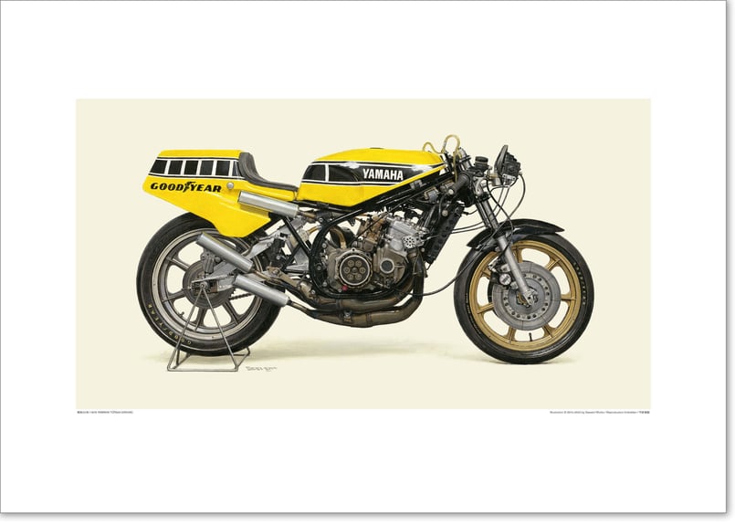 A2規格サイズ愛蔵版プリント 1978 YAMAHA YZR500 (0W35K) / #2