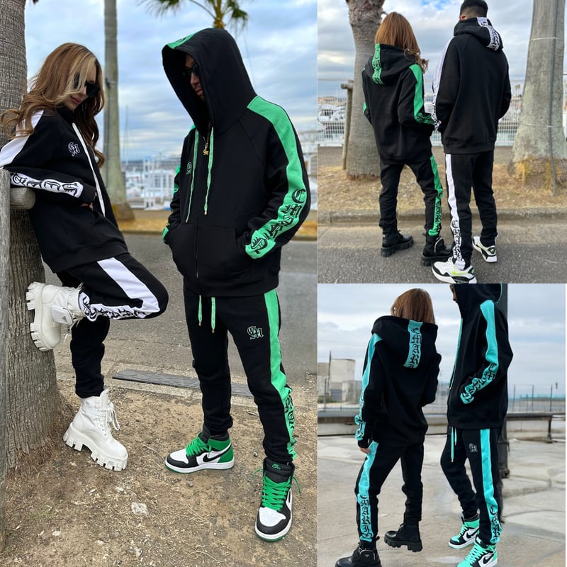 ジップアップ＆パンツオーバーサイズセットアップ | C.Marin®