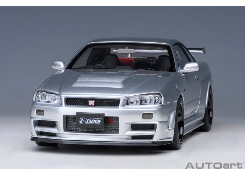 AUTOart 1/18 ニスモ R34 GT-R Z-tune （Z-tune シルバー）