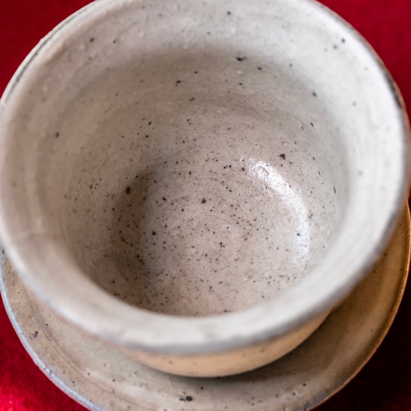 中野陶痴窯 台湾茶唐津蓋碗（粉引） | 三米文化｜Mittsukome Bunka