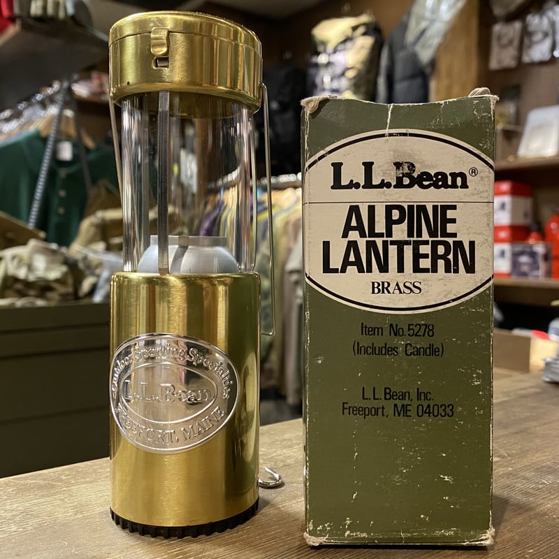 希少日本製 L.L.Bean キャンドルランタン 真鍮モデル 箱付き ブラス