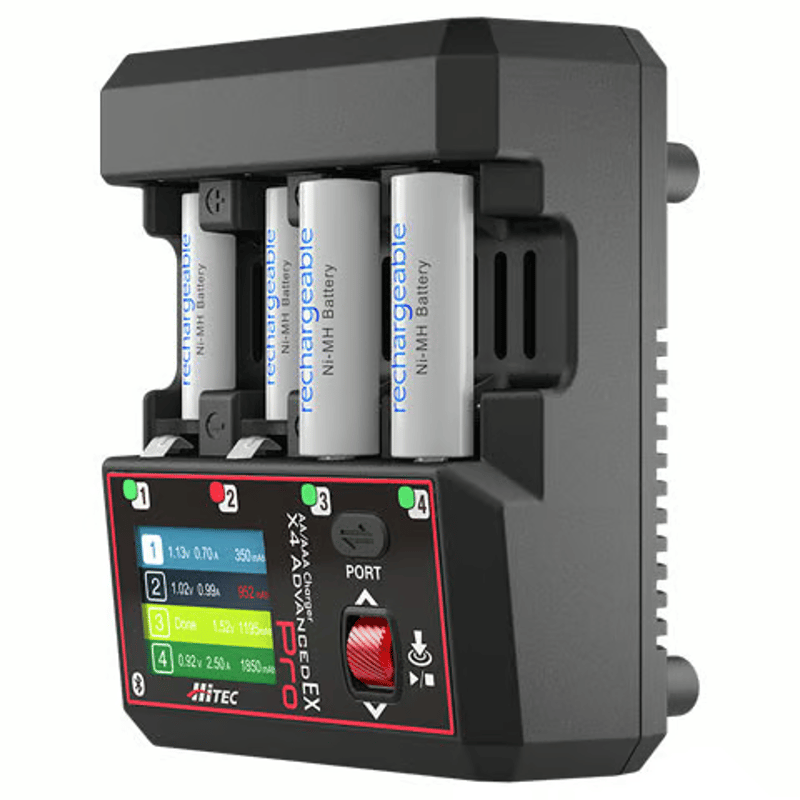 hitec 44360 AA/AAA Charger X4 Advanced EX Pro |