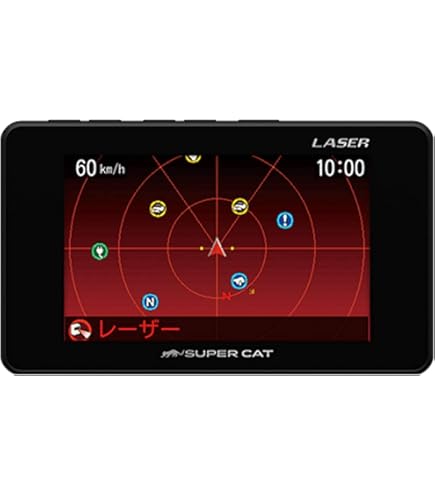 Amazon | ユピテル(Yupiteru) レーザー&レーダー探知機 SUPER CAT