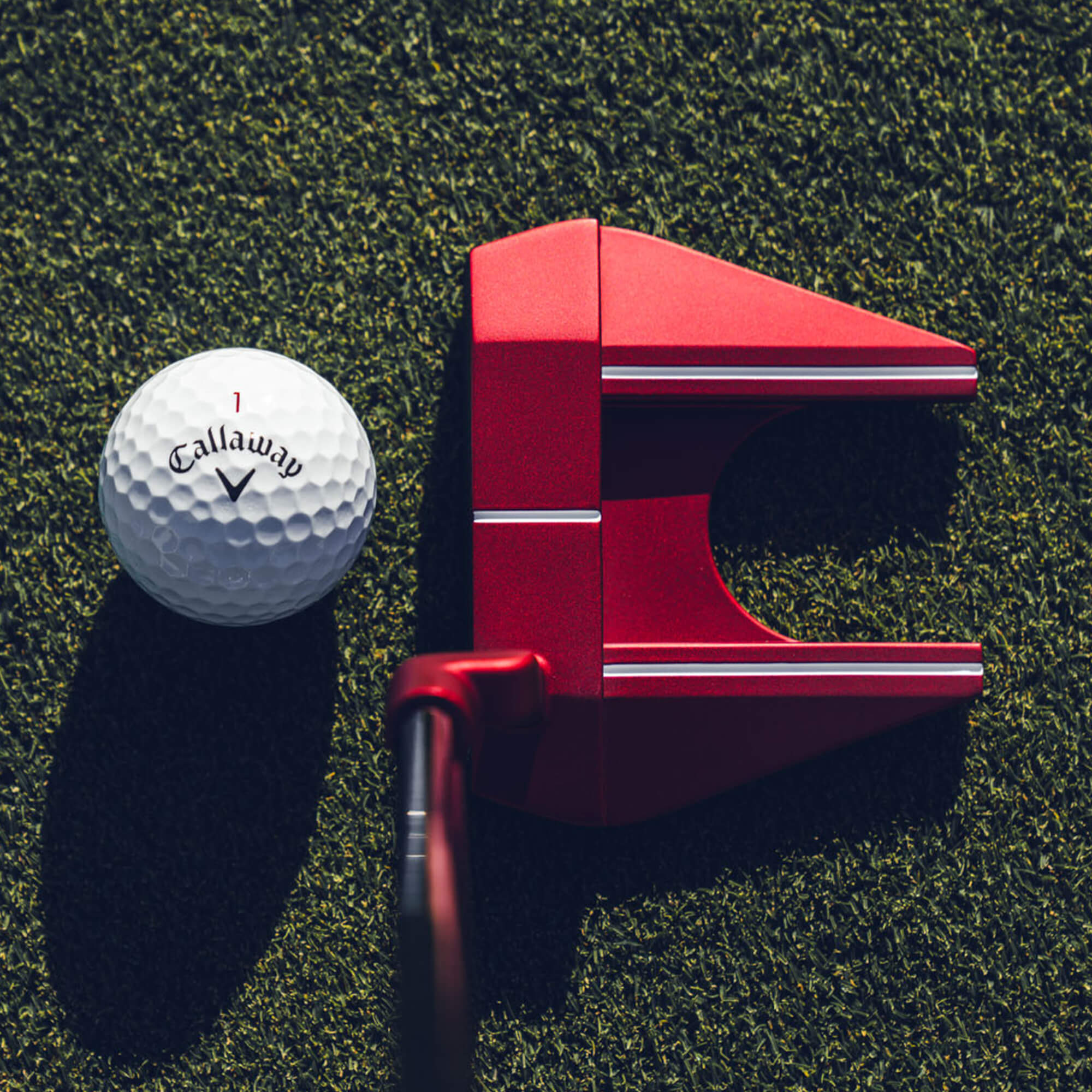 Red Milled Seven X Putter