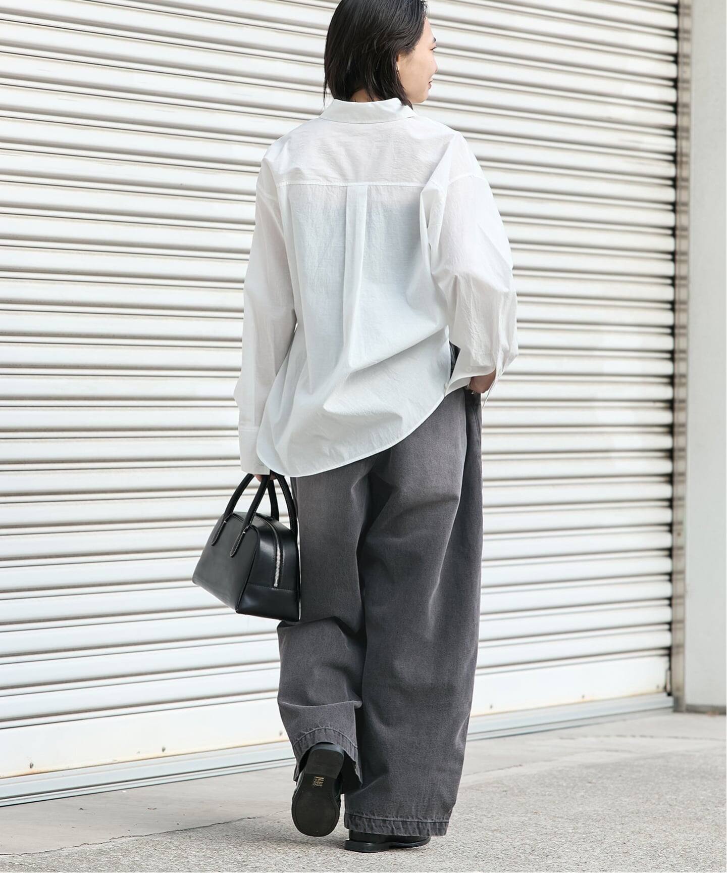 追加》イージーデニムワイドパンツ（デニムパンツ・ジーンズ