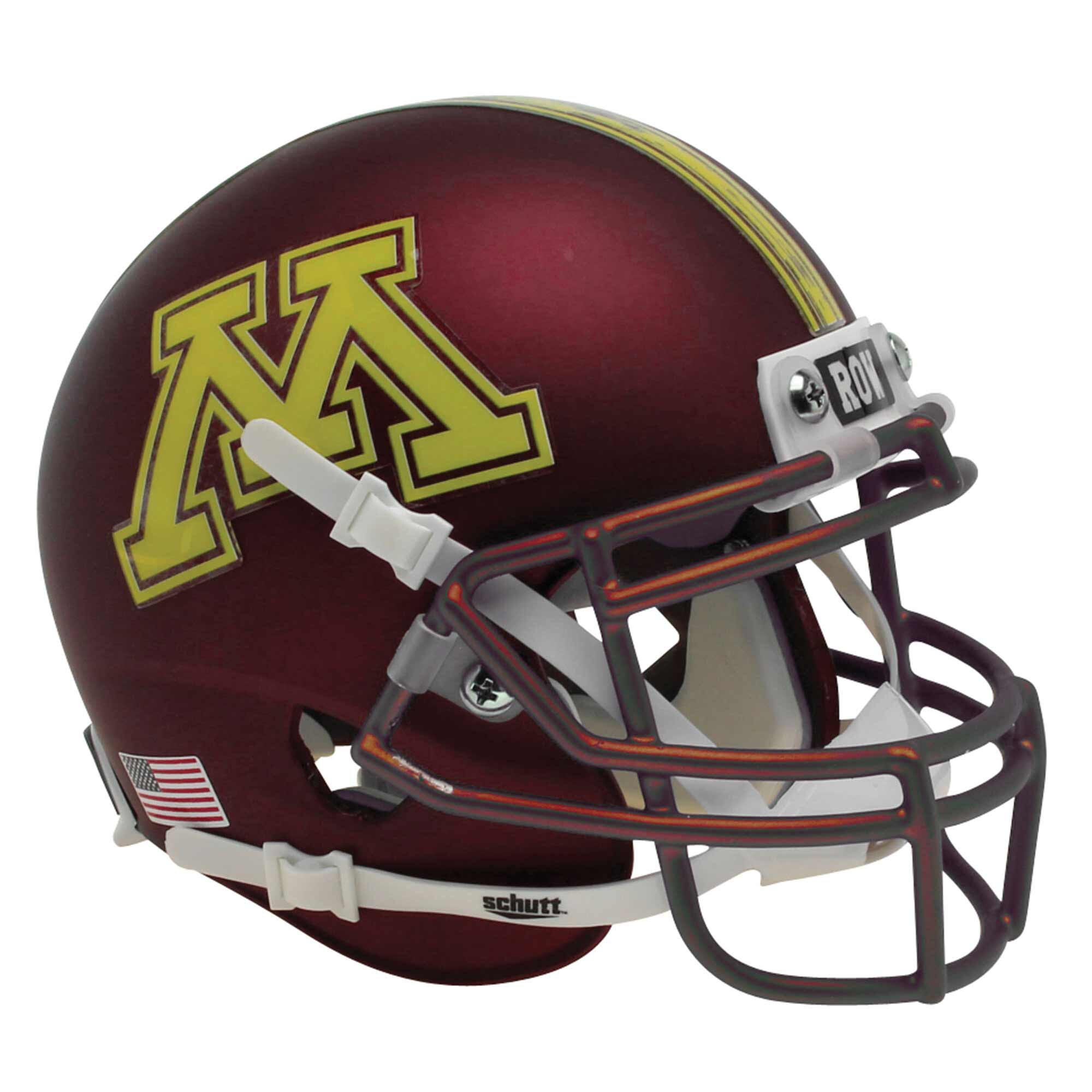 Minnesota Gophers Schutt Maroon Paddle Mini Football Helmet