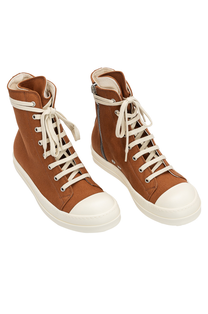 Rick Owens DRKSHDW Ramones - Orange/Milk/Milk 13oz Overdyed Denim