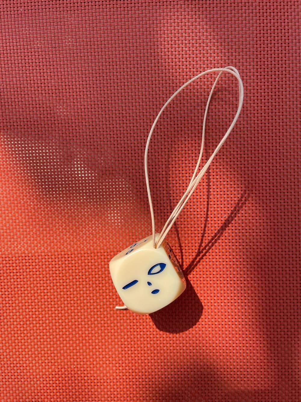 Madoka Rindal Dice Key Ring — Cup + Cloth