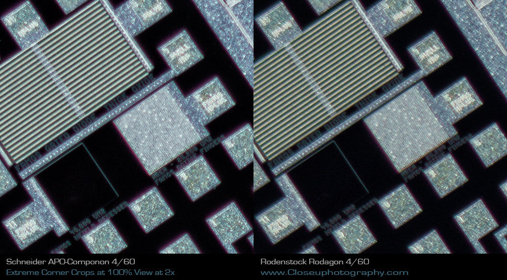 Rodenstock Rodagon 60mm Machine Vision Lens Test — Close-up