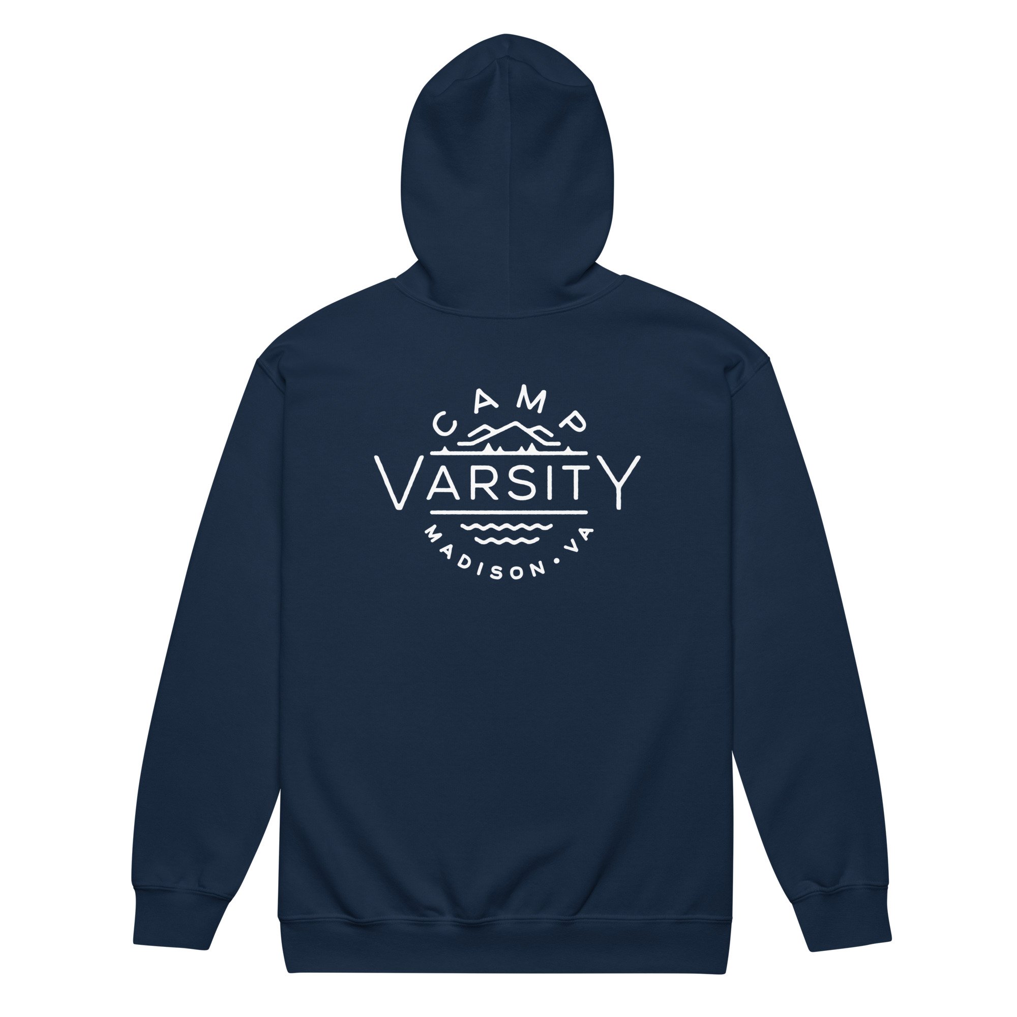 Adult Madison Badge Zip Hoodie — Camp Varsity