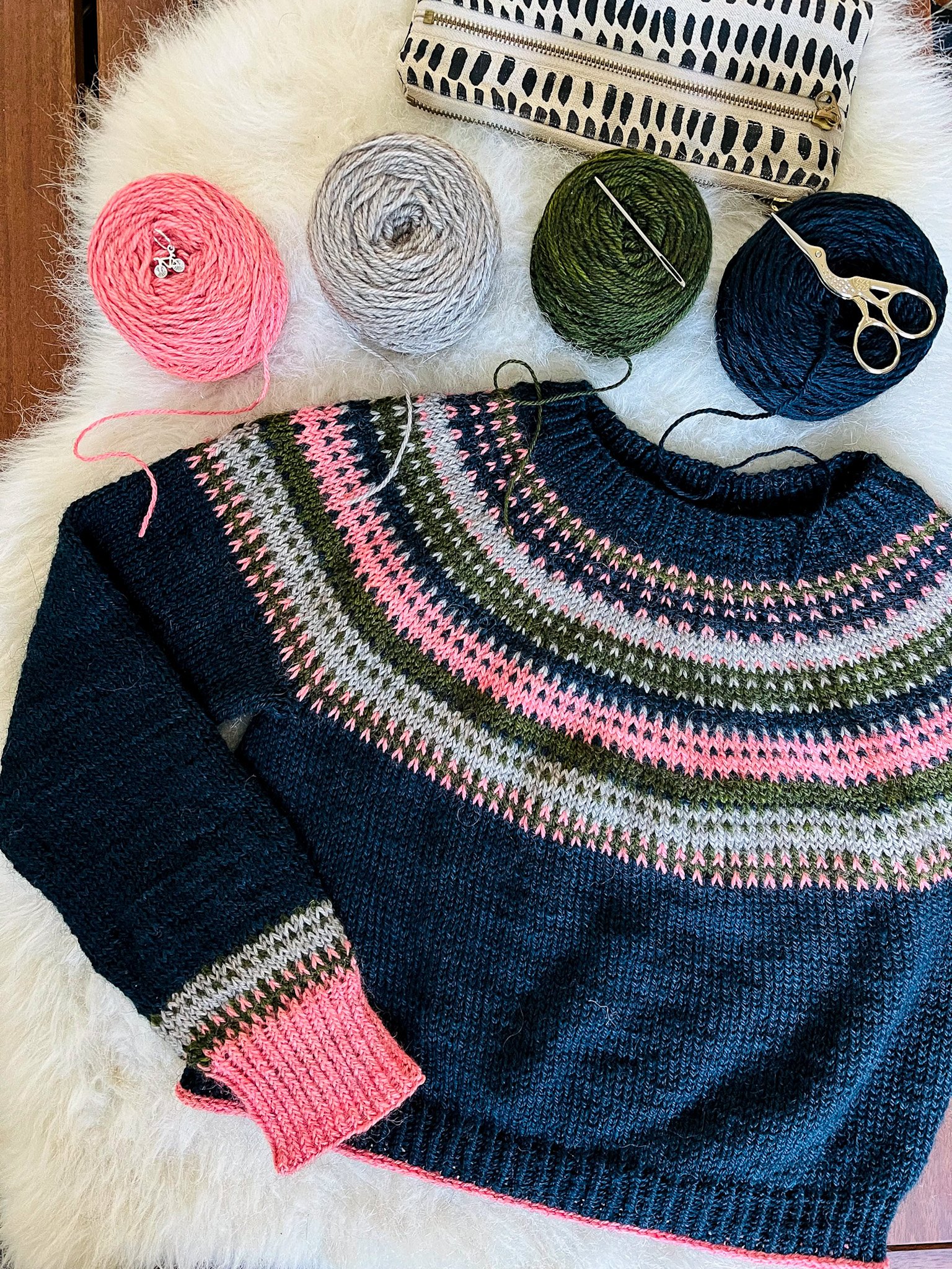 Strata Pullover — tif handknits