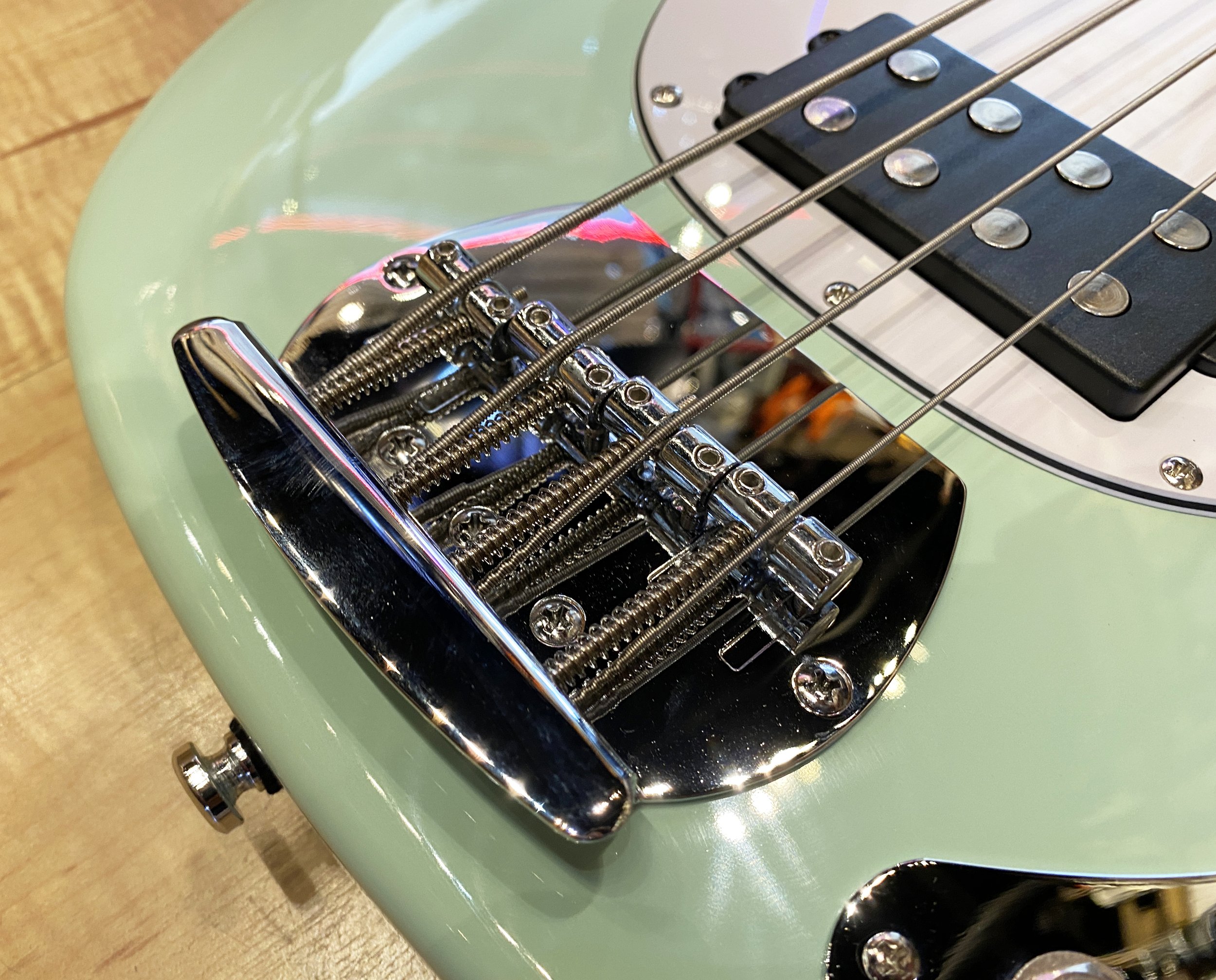 Sterling By Music Man StingRay Ray4 Bass Guitar Mint Green — Andy