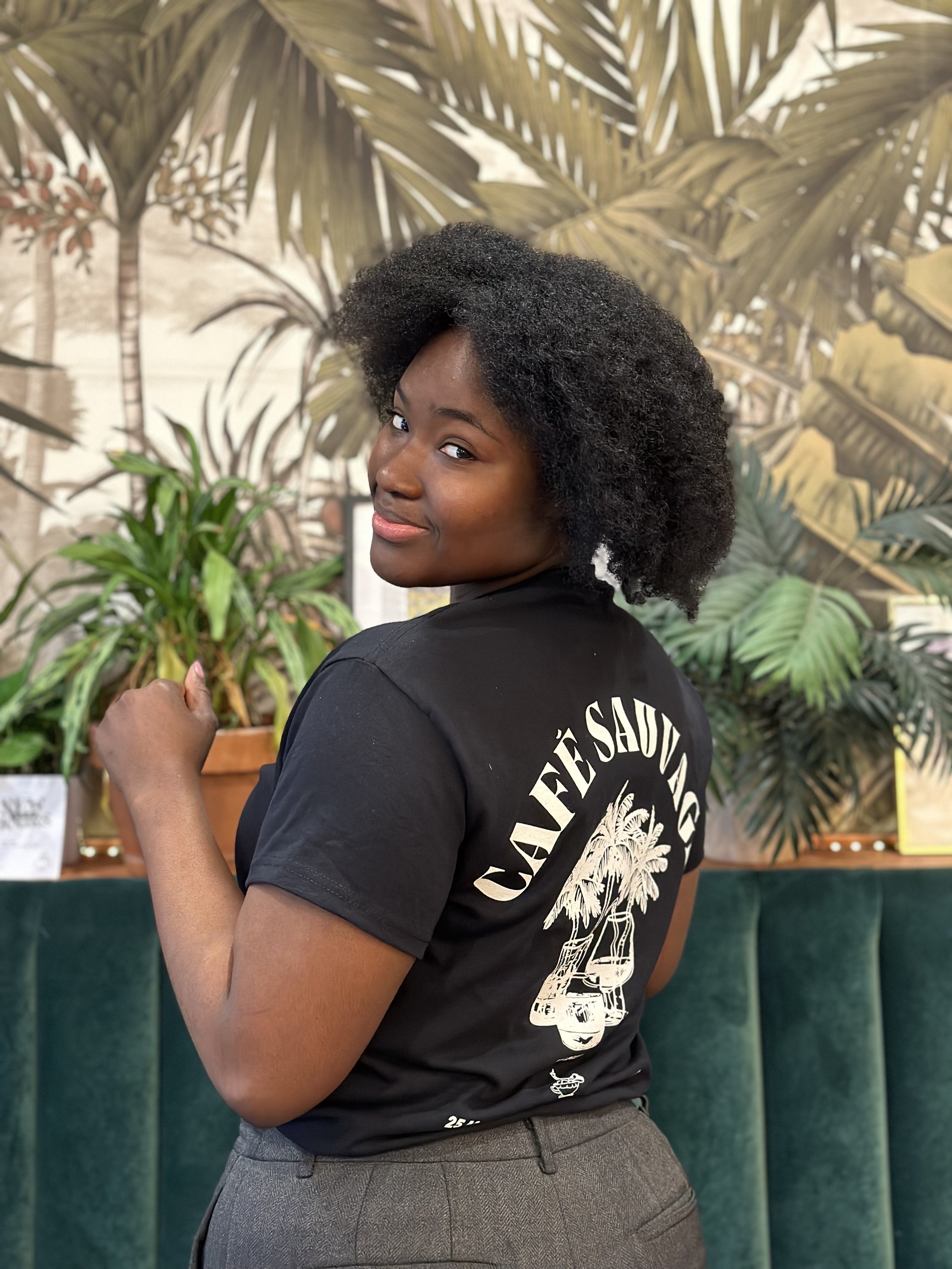BLACK SAUVAGE T-SHIRT — Café Sauvage Boston