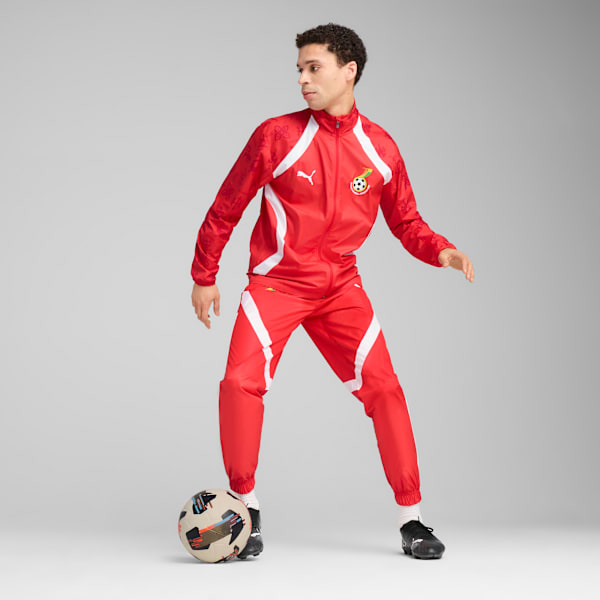 メンズ サッカー ガーナ プレマッチ ウーブン ジャケット | PUMA 日本