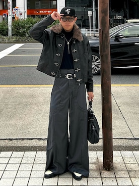 Fireman Design Fur Riders Jacket / ファイヤーマンデザインファー