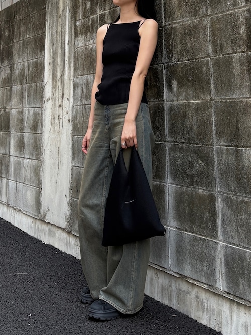 VEQUM】RIM WIDE JEANS（デニムパンツ）｜VEQUM（VEQUM）の