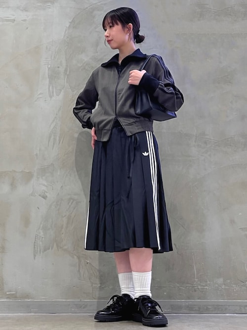 リボン プリーツ マキシスカート / アディダスオリジナルス adidas