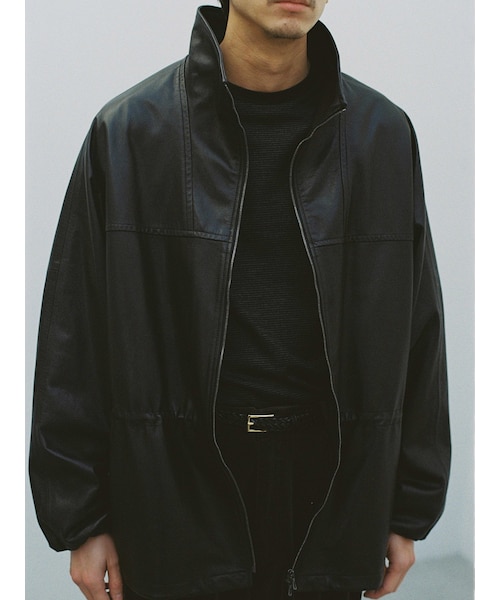 LIDNM（リドム）の「GOAT LEATHER TECH BLOUSON（ブルゾン）」 - WEAR
