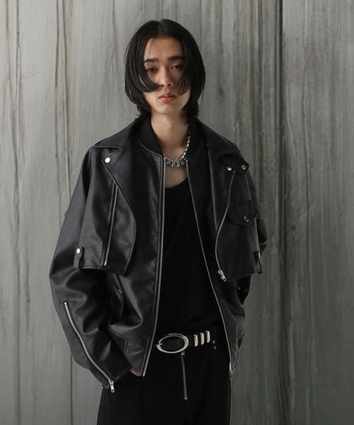 HARE（ハレ）の「レザードッキングブルゾン（）」 - WEAR