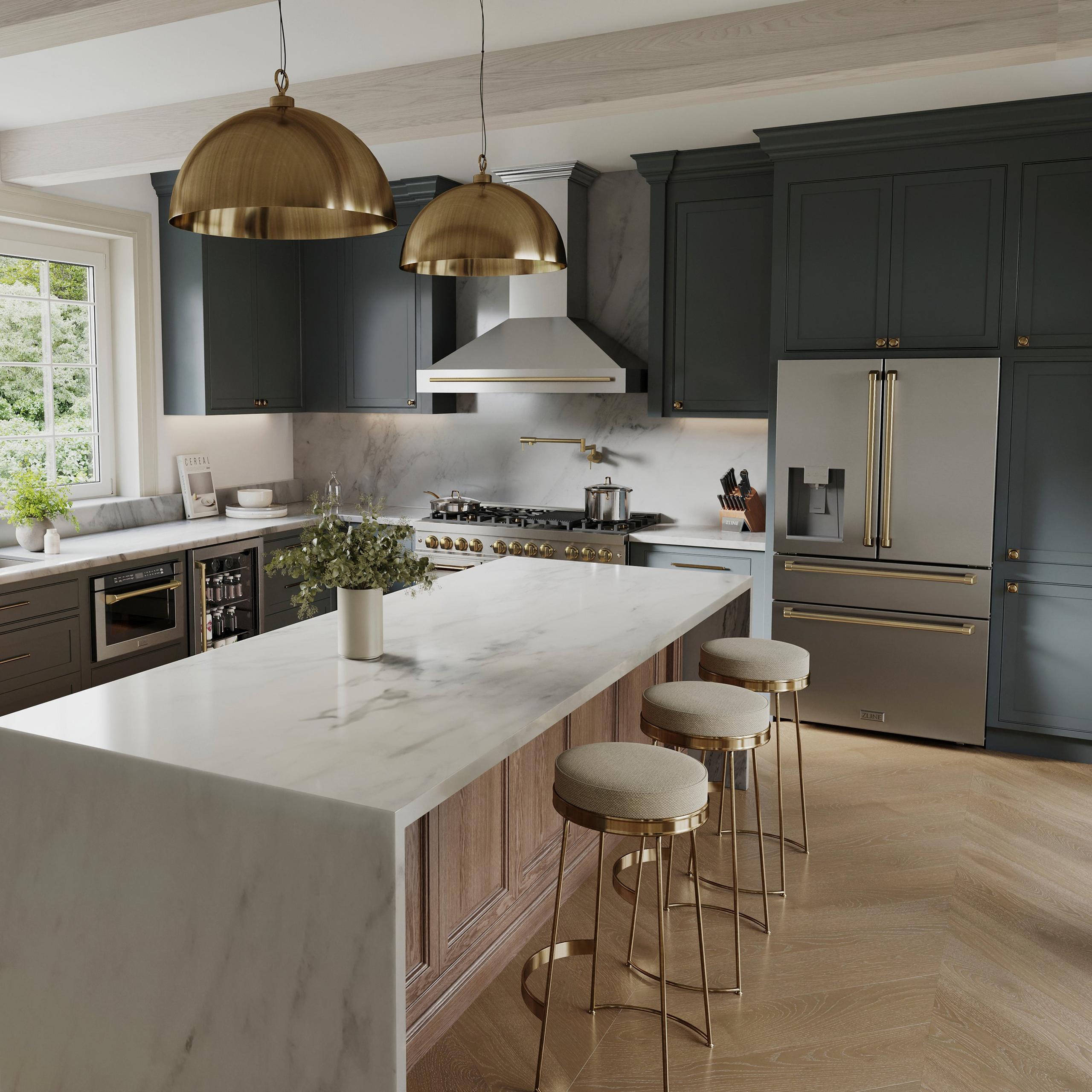 8654STZ48CB by Zline Kitchen and Bath - ZLINE Autograph Edition 48