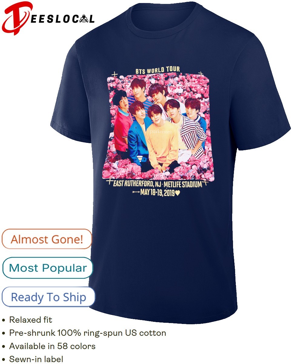 BTS world tour East Rutherford NJ Metlife Stadium 2019 shirt