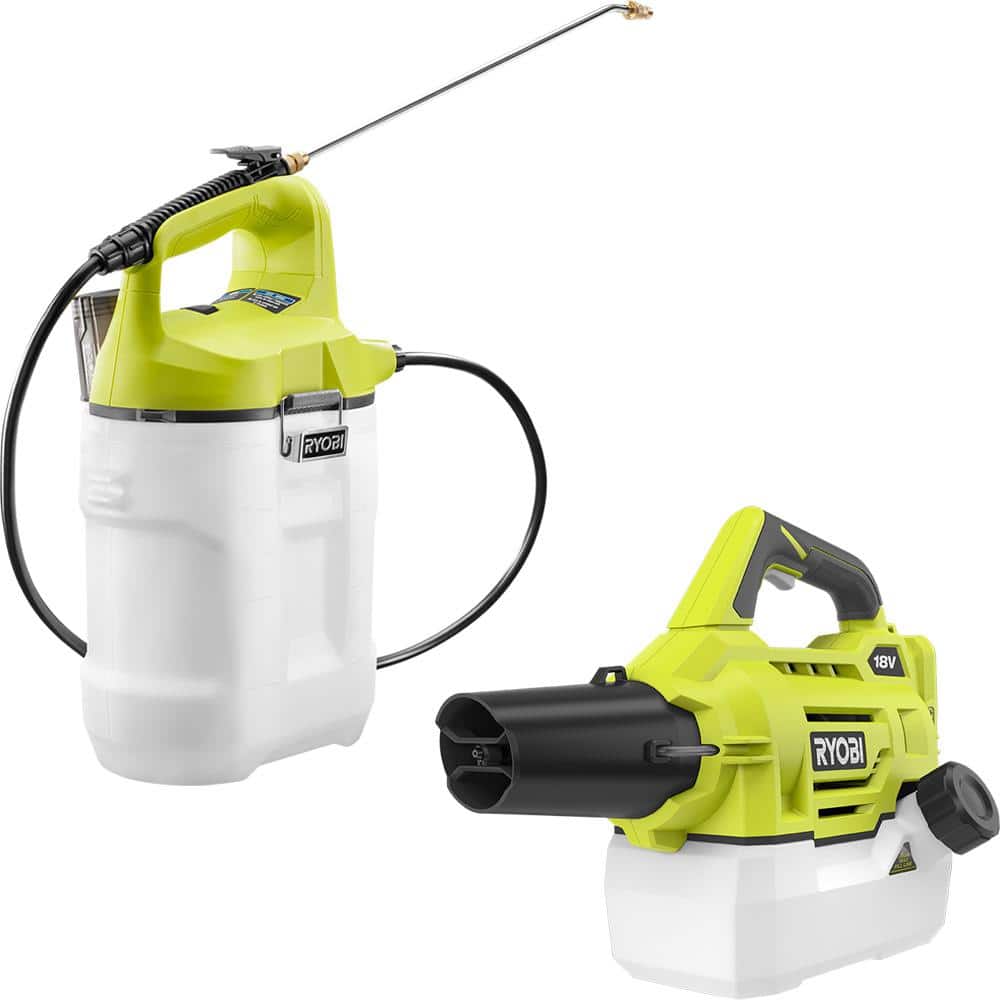 RYOBI ONE+ 18V Cordless Battery 2 Gal. Chemical Sprayer and