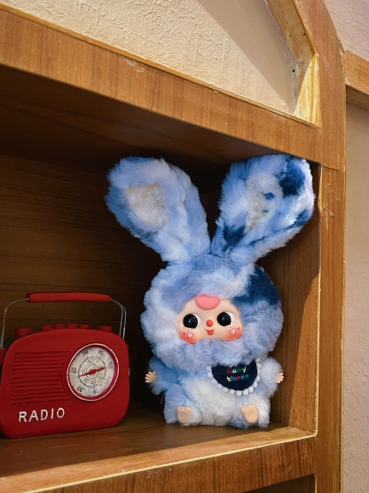 Baby Three Rabbit Macaron Cute Bunny Plush Series Blind Box