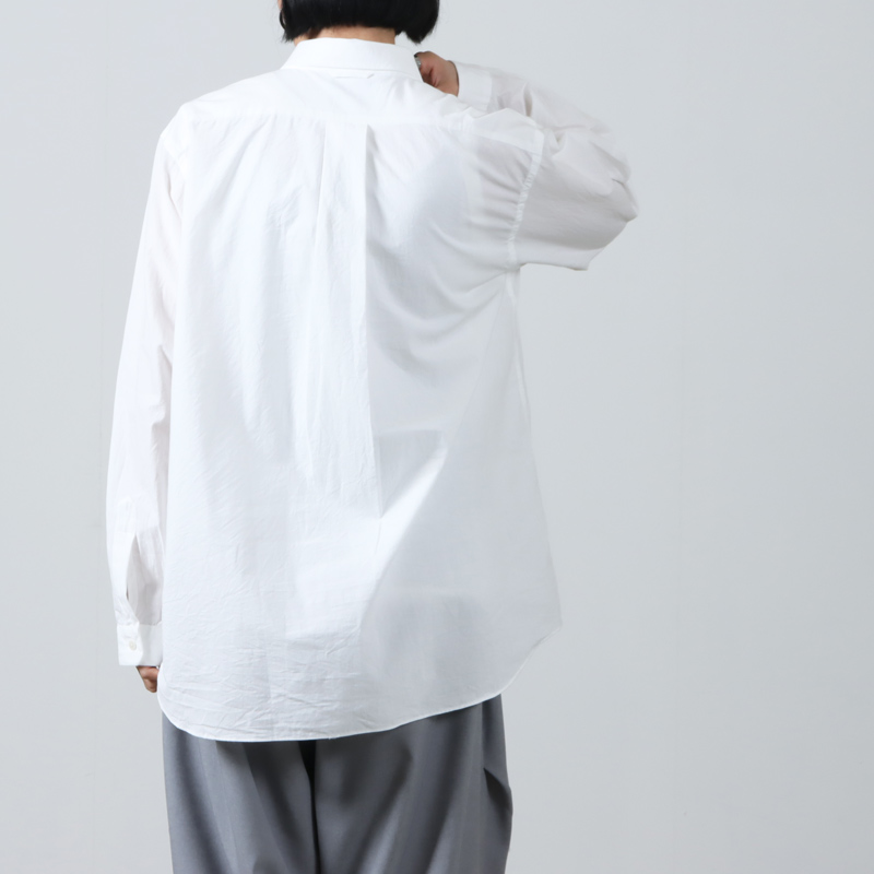 YAECA (ヤエカ) BUTTON SHITS WIDE / ボタンシャツ ワイド