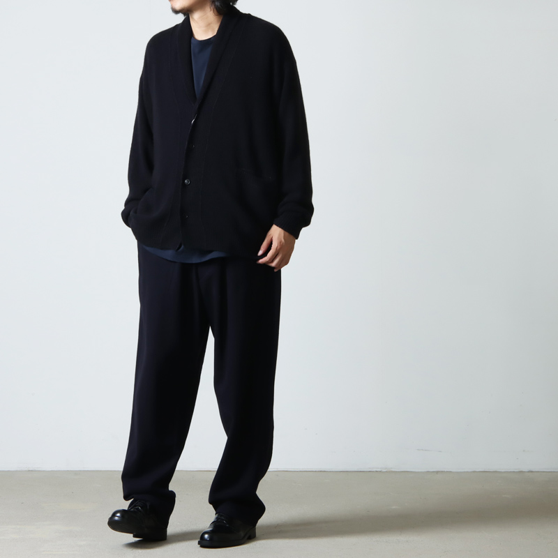 COMOLI (コモリ) カシミヤ ショールカラーニットジャケット