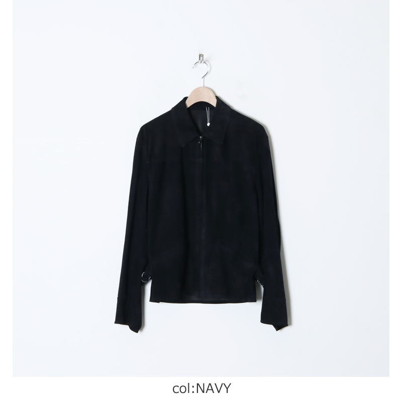 COMOLI (コモリ) シープスエード ジップショートジャケット