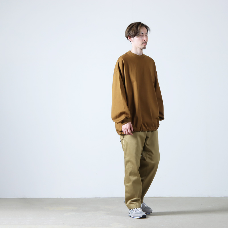 is-ness (イズネス) BALLOON LONG SLEEVE T SHIRT / バルーンロング