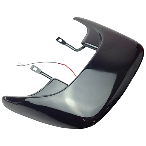 リアスポイラー ブラック スーパーDio ZX - バイク