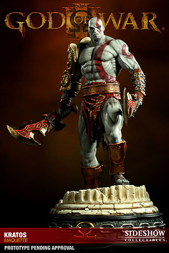 ゴッド・オブ・ウォー3 スタチュー クレイトス 単品（再販）[サイド