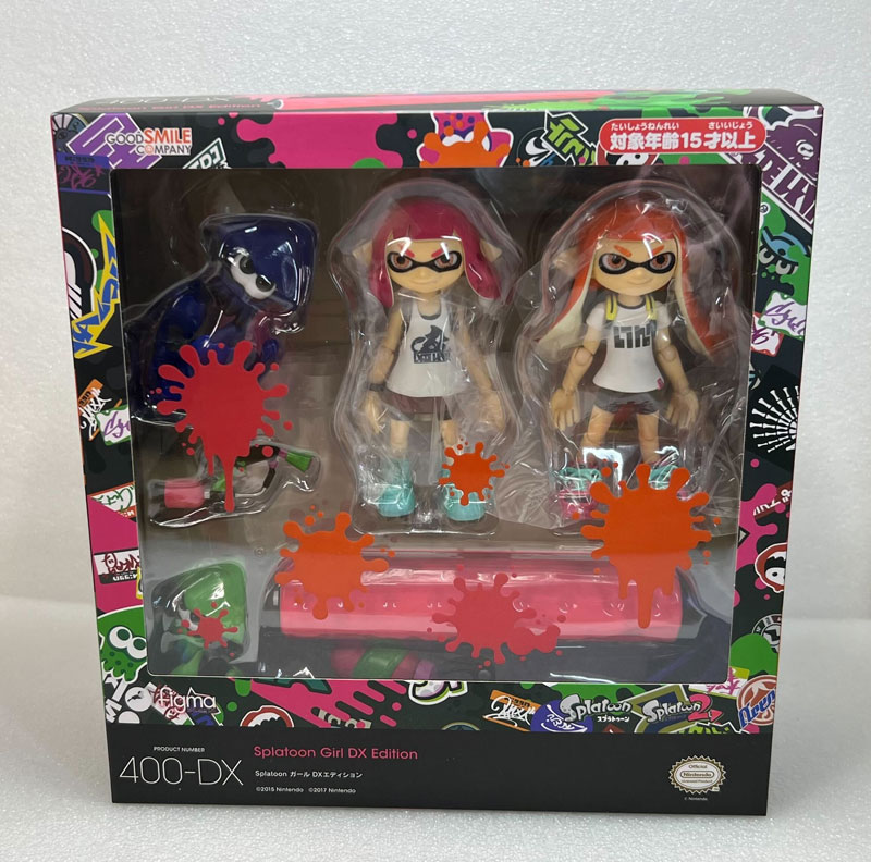 中古】(本体A/箱B)figma Splatoon ガール DXエディション